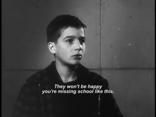 no. 356. françois truffaut. 400 beats (jean-pierre léo's screen test for the film). 1959