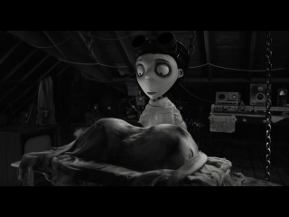 trailer for the cartoon frankenweenie / frankenweenie (2012)